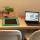 The desk I am sharing with my daughter.